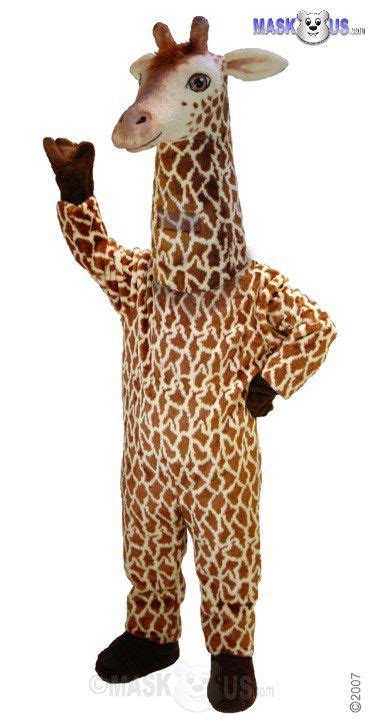 Giraffe mascot suit